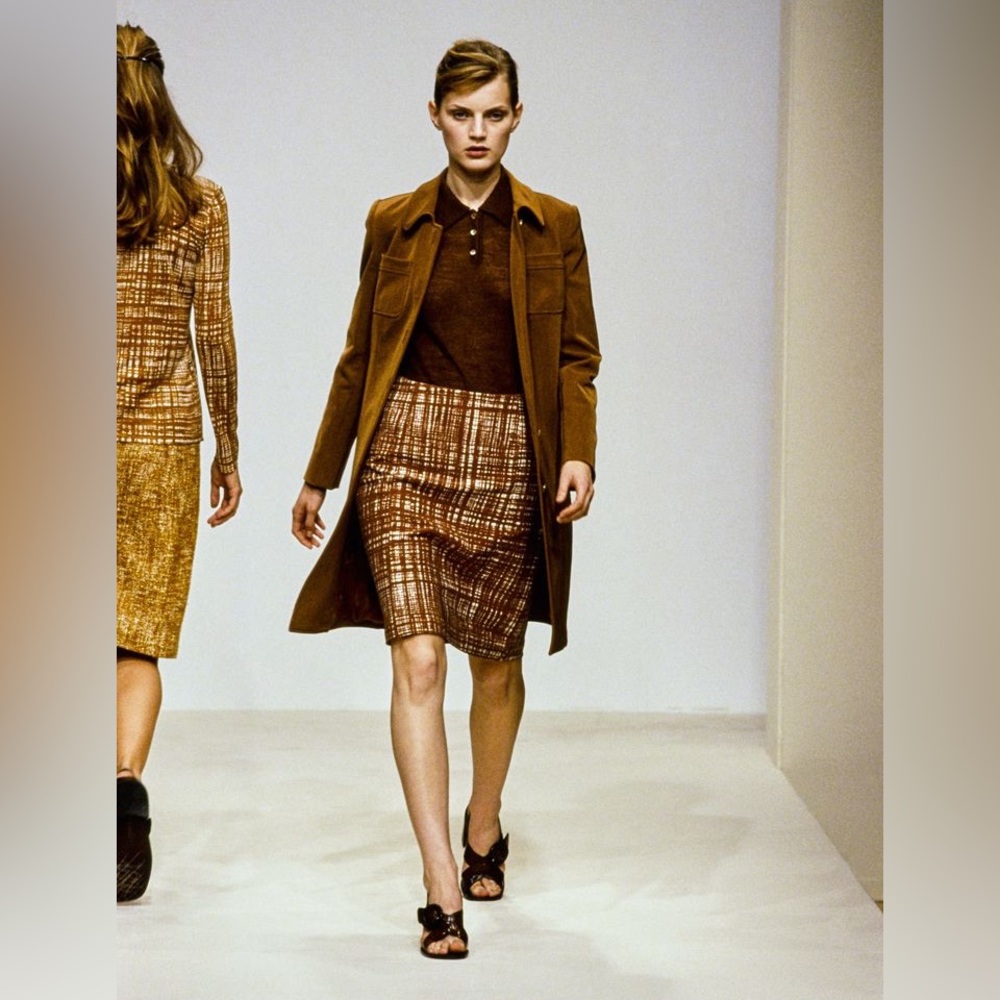 PRADA Vintage Archival Spring Summer 1996 Collection Mini Skirt